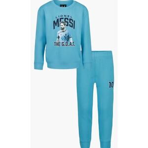 Boys Lionel Messi Collection 2 Piece Sweats And SweatPants Set 3t